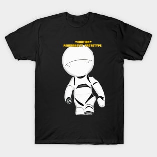 Hitchhiker's guide to the galaxy Personality prototype warning T-Shirt